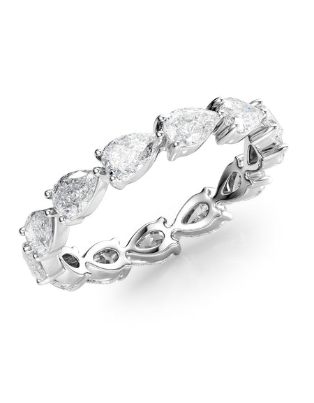 2ct East West Pear Eternity
