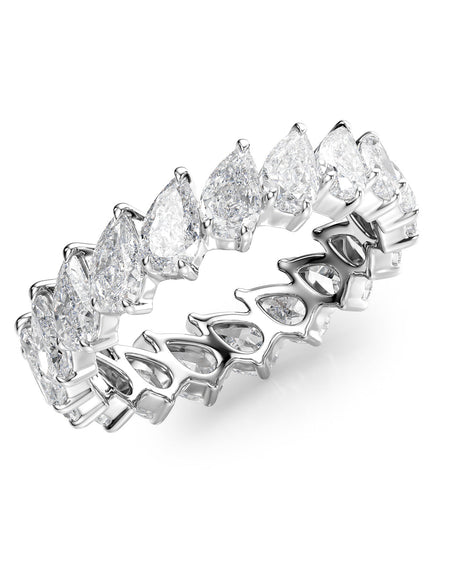 3ct Slanted Pear Eternity