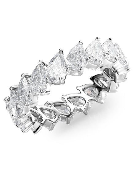 3.5ct Slanted Pear Eternity