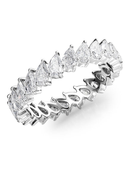 2.5ct Slanted Pear Eternity