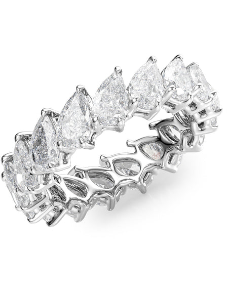 4ct Slanted Pear Eternity