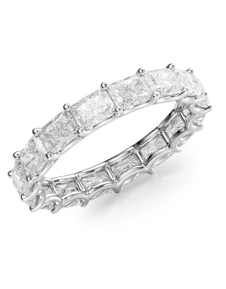 2ct East West Radiant U Prong Eternity WG