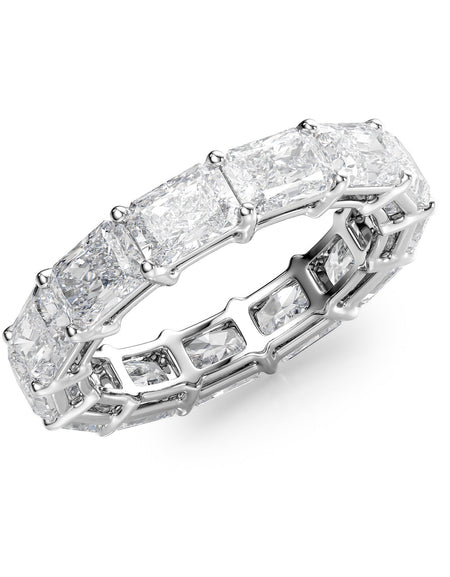 5ct East West Radiant Eternity WG