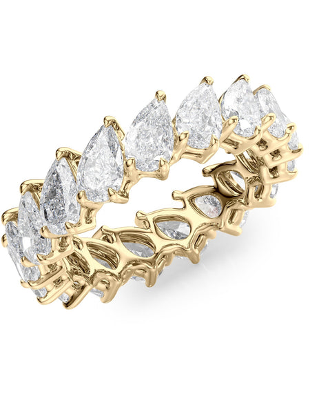 4ct Slanted Pear Eternity