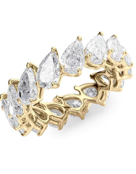 4.5ct Slanted Pear Eternity