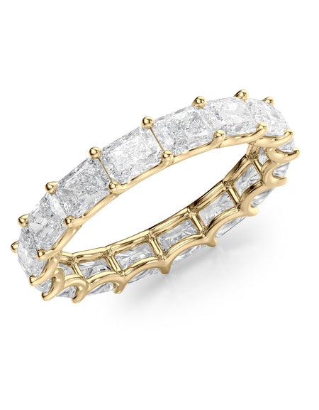 2ct East West Radiant U Prong Eternity YG