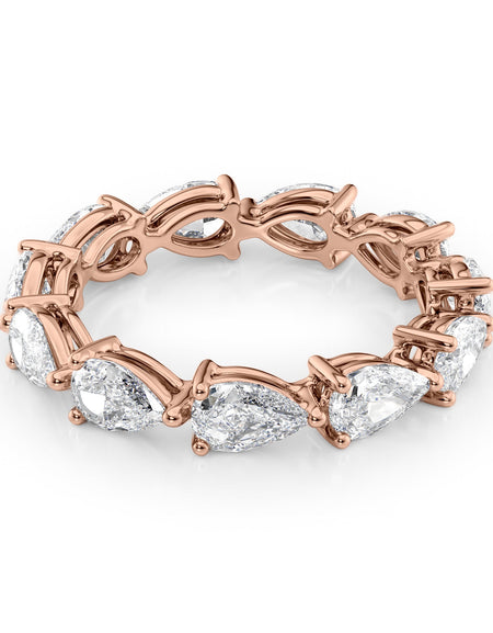 3ct East West Pear Eternity