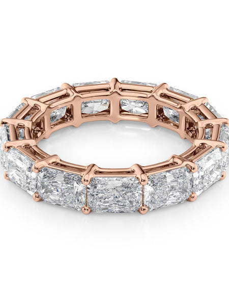 5ct East West Radiant Eternity RG