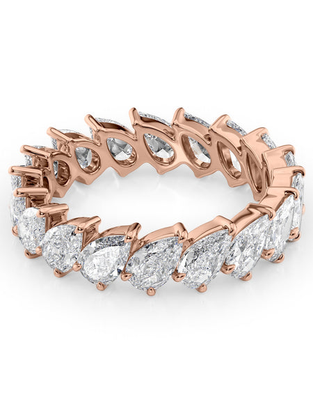 3.5ct Slanted Pear Eternity