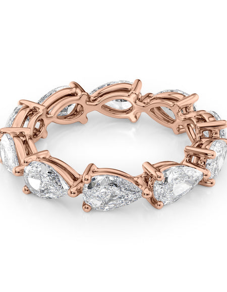 3.5ct East West Pear Eternity