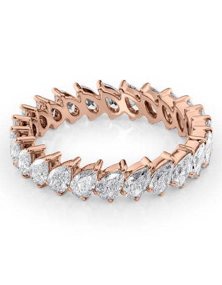 2.5ct Slanted Pear Eternity