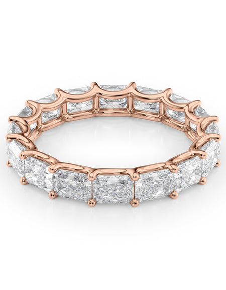 2ct East West Radiant U Prong Eternity RG