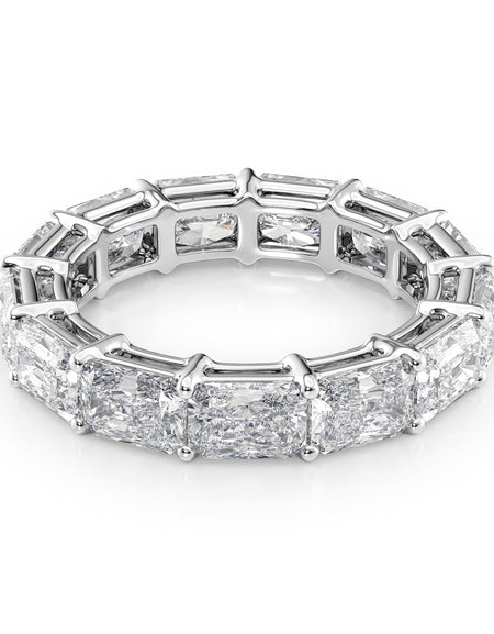 5ct East West Radiant Eternity WG