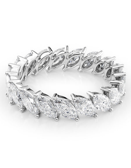 3ct Slanted Marquise Eternity