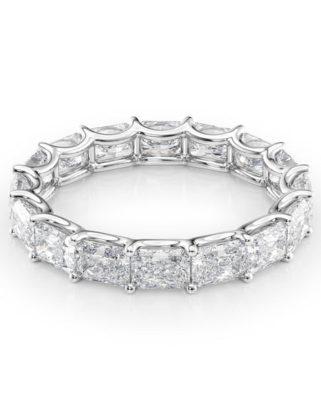 2ct East West Radiant U Prong Eternity WG