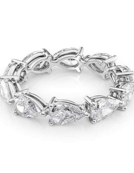 3.5ct East West Pear Eternity