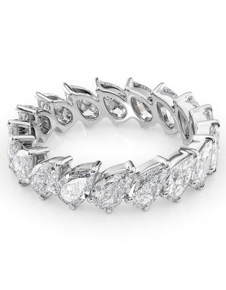 3.5ct Slanted Pear Eternity