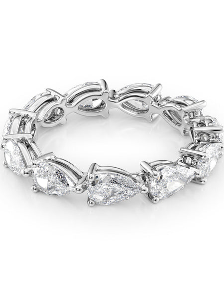 3ct East West Pear Eternity
