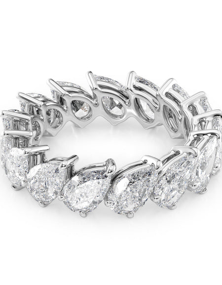 4.5ct Slanted Pear Eternity