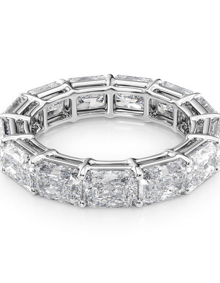 6ct East West Radiant Eternity WG