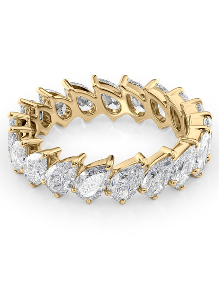 3ct Slanted Pear Eternity
