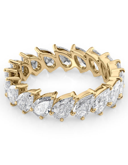 3.5ct Slanted Pear Eternity
