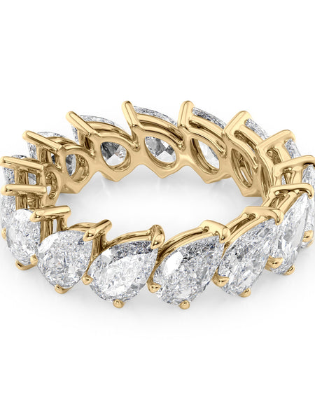4.5ct Slanted Pear Eternity