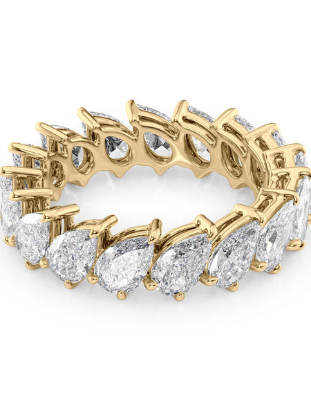 4ct Slanted Pear Eternity