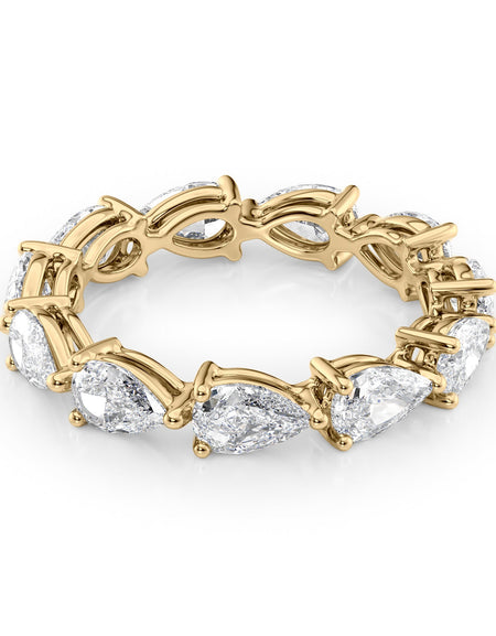 3ct East West Pear Eternity